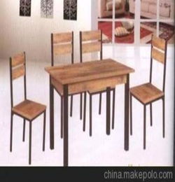 胜芳拓源文轩家具厂 厂家爱直销快餐桌椅,钢木家具 餐厅家具